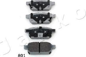 Japko 51801 - Brake Pad Set, disc brake www.autospares.lv