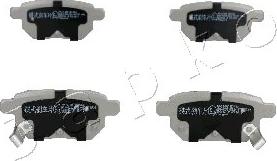 Japko 51214 - Brake Pad Set, disc brake www.autospares.lv