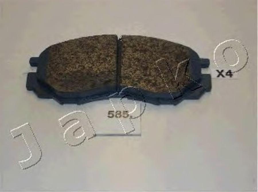 Japko 585P - Brake Pad Set, disc brake www.autospares.lv