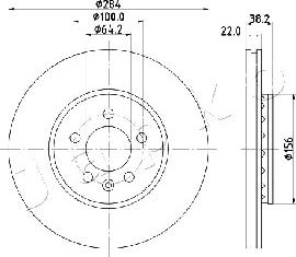 Japko 60442 - Bremžu diski autospares.lv