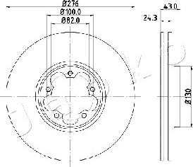 Japko 600356 - Bremžu diski autospares.lv