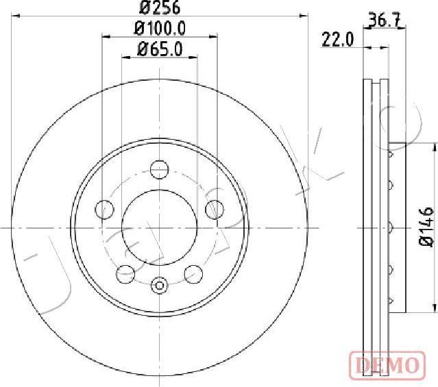 Japko 610904C - Bremžu diski www.autospares.lv