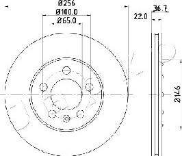 Japko 610904 - Bremžu diski www.autospares.lv