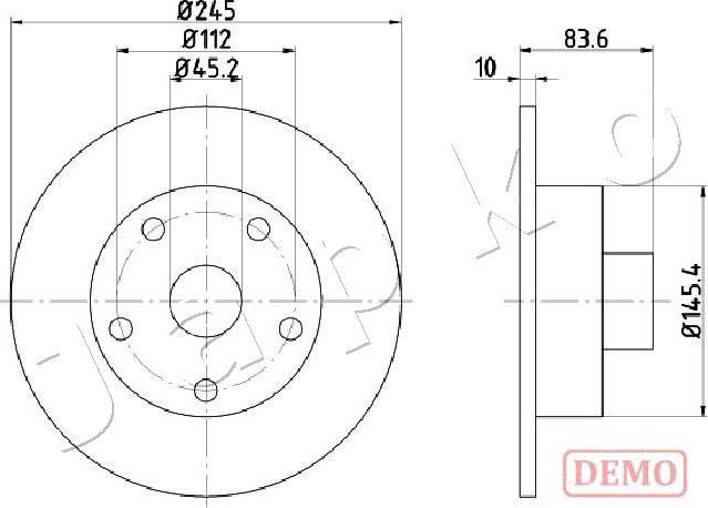 Japko 610906C - Bremžu diski www.autospares.lv