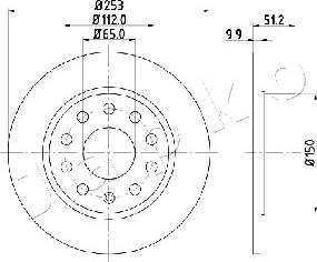 Japko 610902 - Brake Disc www.autospares.lv