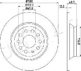 Japko 610920 - Bremžu diski www.autospares.lv