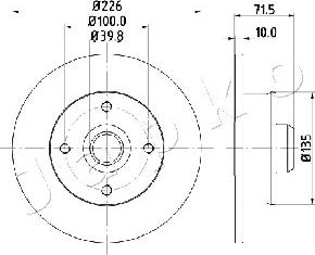 Japko 610922 - Bremžu diski autospares.lv