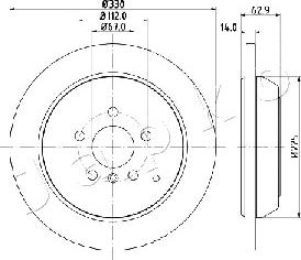 Japko 610524 - Bremžu diski autospares.lv