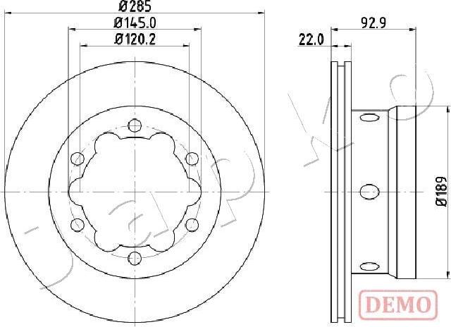 Japko 610528C - Bremžu diski www.autospares.lv