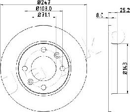 Japko 610615 - Bremžu diski autospares.lv