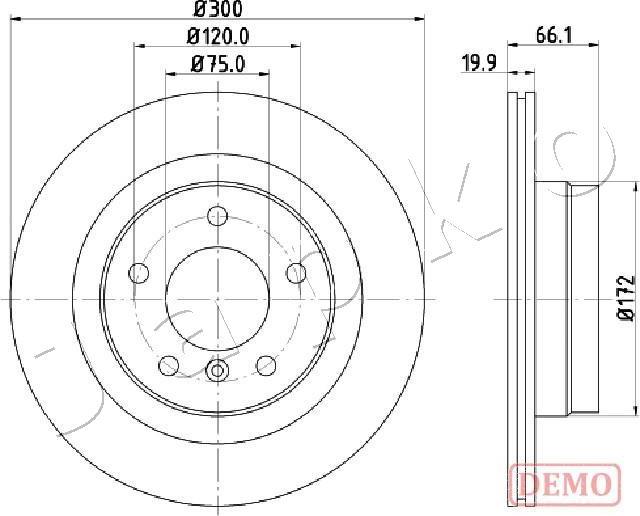 Japko 610101C - Bremžu diski autospares.lv