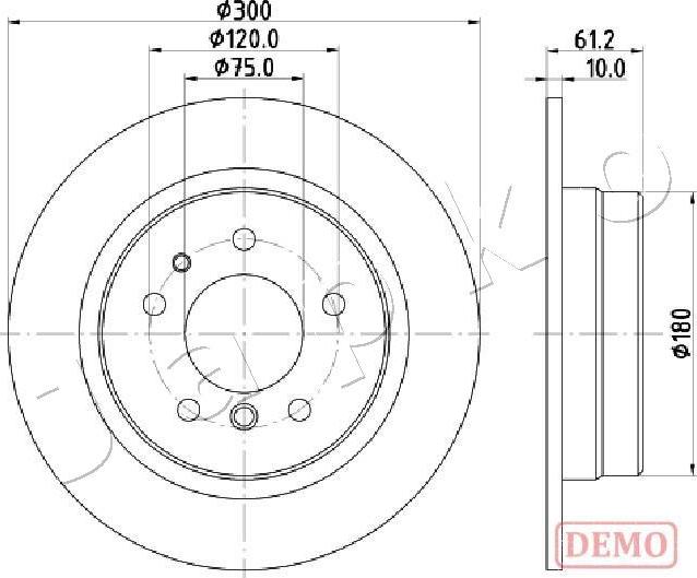 Japko 610119C - Bremžu diski autospares.lv