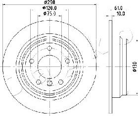 Japko 610119 - Bremžu diski autospares.lv