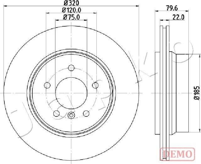 Japko 610128C - Bremžu diski autospares.lv