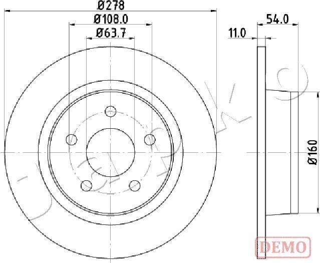 Japko 610311C - Bremžu diski www.autospares.lv