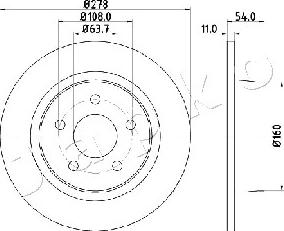 Japko 610311 - Bremžu diski www.autospares.lv