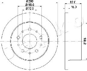 Japko 610216 - Bremžu diski autospares.lv