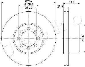 Japko 610228 - Bremžu diski www.autospares.lv