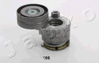 Japko 128106 - Belt Tensioner, v-ribbed belt www.autospares.lv