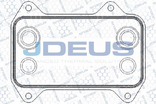 Jdeus 408M01A - Eļļas radiators, Motoreļļa www.autospares.lv