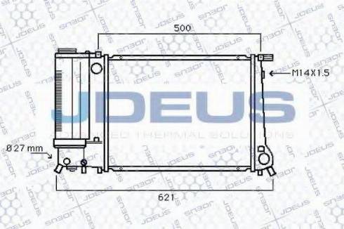 Jdeus 005M57 - Radiators, Motora dzesēšanas sistēma www.autospares.lv