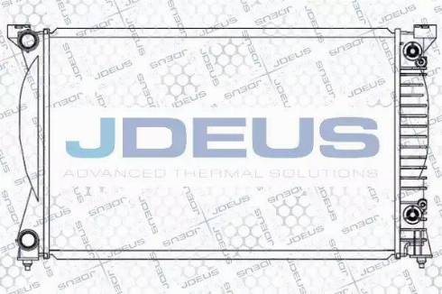 Jdeus 001M27 - Радиатор, охлаждение двигателя www.autospares.lv