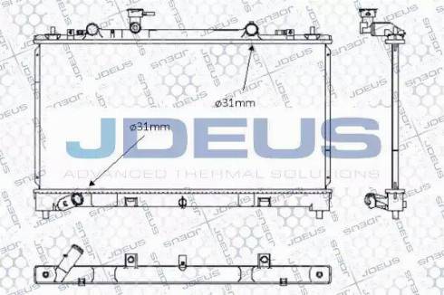Jdeus 016M36 - Radiators, Motora dzesēšanas sistēma www.autospares.lv