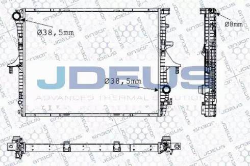 Jdeus 030M57 - Radiators, Motora dzesēšanas sistēma www.autospares.lv