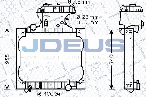 Jdeus 115M14 - Radiators, Motora dzesēšanas sistēma www.autospares.lv