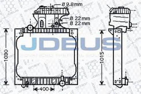 Jdeus 115M10 - Radiators, Motora dzesēšanas sistēma www.autospares.lv