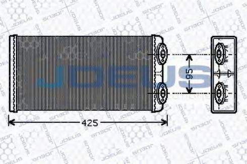 Jdeus 215M08 - Siltummainis, Salona apsilde www.autospares.lv