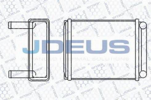 Jdeus 217M20 - Heat Exchanger, interior heating www.autospares.lv