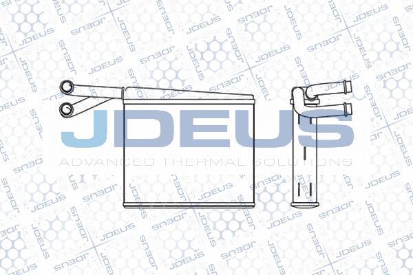 Jdeus 217M22A - Heat Exchanger, interior heating www.autospares.lv