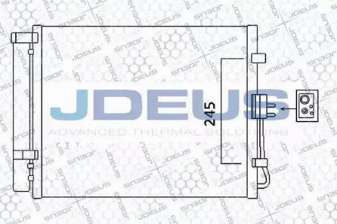 Jdeus 765M15 - Kondensators, Gaisa kond. sistēma www.autospares.lv