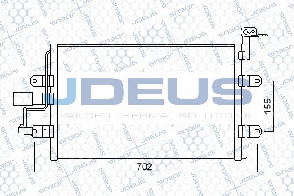 Jdeus 725M28 - Kondensators, Gaisa kond. sistēma autospares.lv