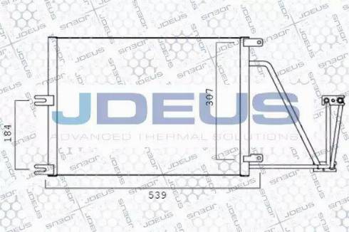 Jdeus 720M50 - Kondensators, Gaisa kond. sistēma autospares.lv