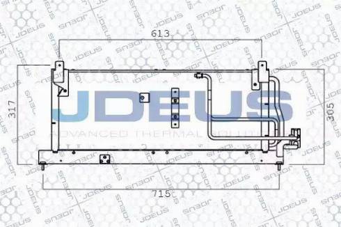 Jdeus 720M26 - Kondensators, Gaisa kond. sistēma autospares.lv