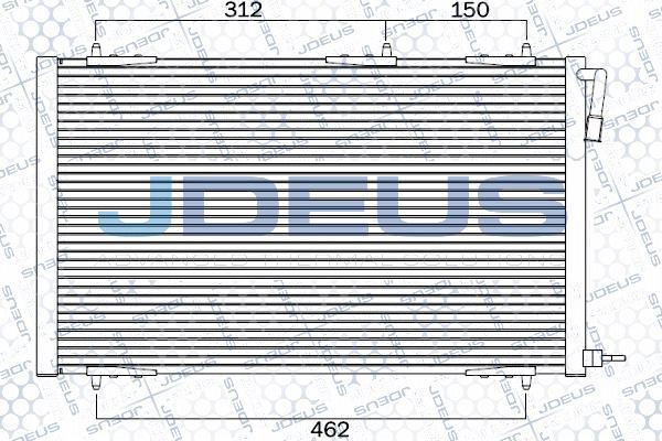 Jdeus 721M50 - Kondensators, Gaisa kond. sistēma www.autospares.lv