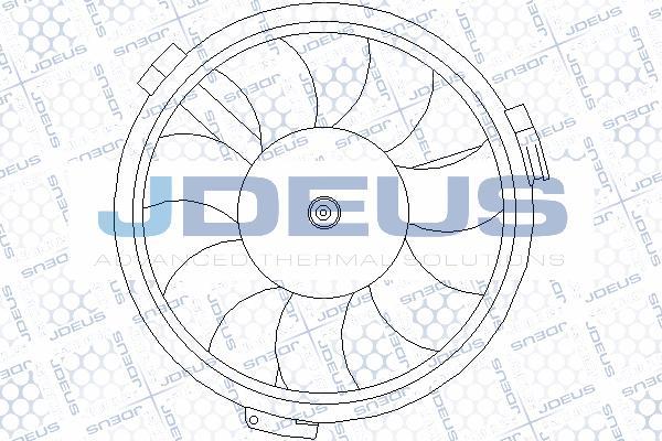 Jdeus EV0010161 - Elektromotors, Dzes. sist. radiatora ventilators www.autospares.lv