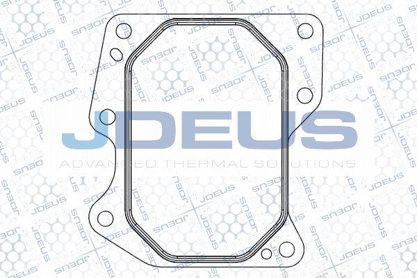 Jdeus M-4121251 - Eļļas radiators, Motoreļļa www.autospares.lv