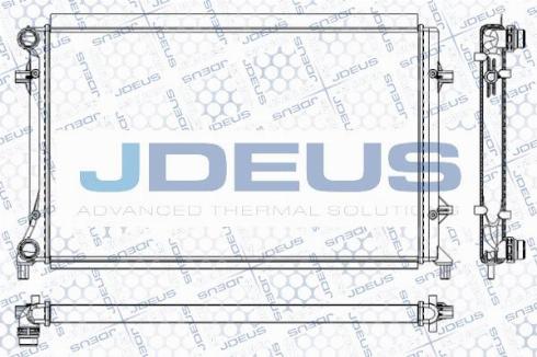 Jdeus M-0010311 - Radiators, Motora dzesēšanas sistēma www.autospares.lv