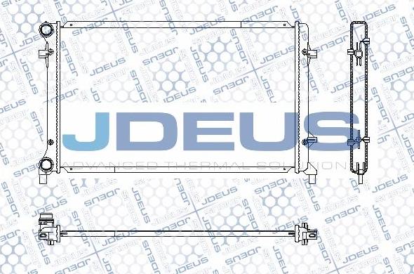 Jdeus M-0010330 - Radiators, Motora dzesēšanas sistēma www.autospares.lv