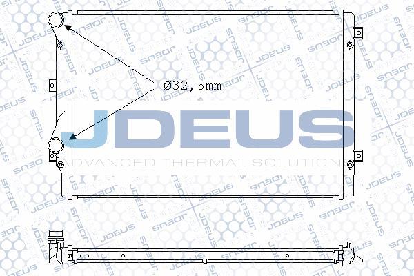 Jdeus M-0010710 - Radiators, Motora dzesēšanas sistēma www.autospares.lv