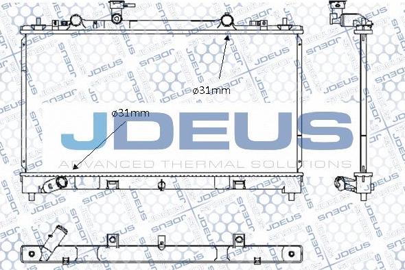 Jdeus M-0160360 - Radiators, Motora dzesēšanas sistēma www.autospares.lv