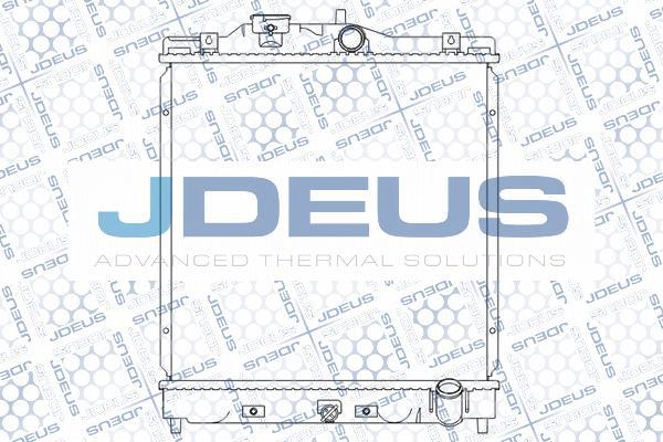 Jdeus M-0130050 - Радиатор, охлаждение двигателя www.autospares.lv