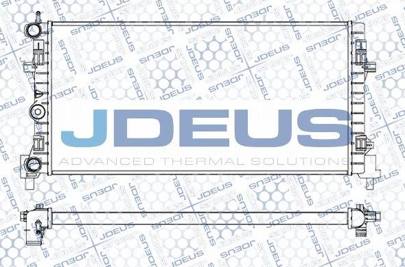 Jdeus M-0250130 - Radiators, Motora dzesēšanas sistēma www.autospares.lv