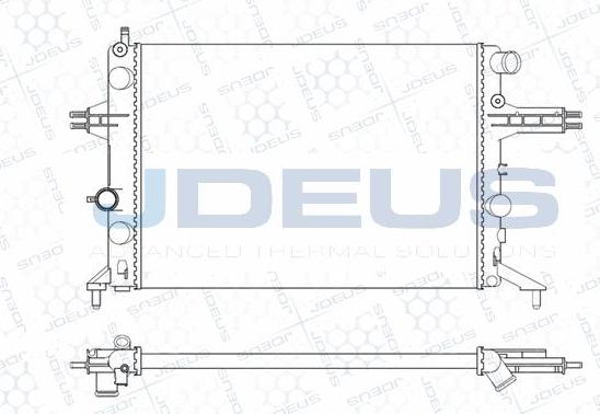 Jdeus M-0200760 - Radiators, Motora dzesēšanas sistēma www.autospares.lv