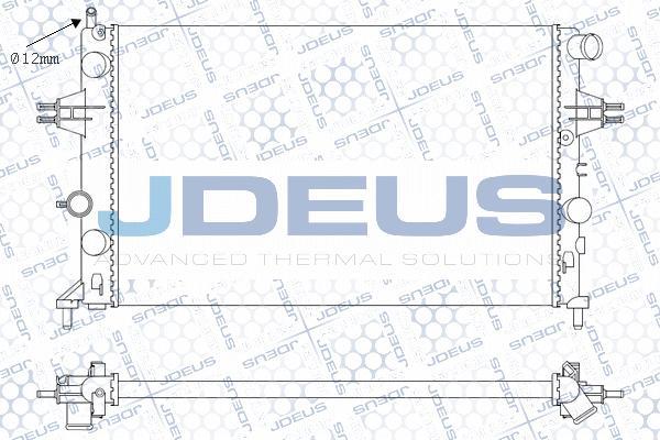 Jdeus M-0200770 - Radiators, Motora dzesēšanas sistēma www.autospares.lv