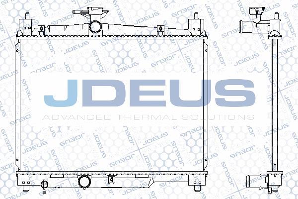 Jdeus M-0280070 - Radiators, Motora dzesēšanas sistēma www.autospares.lv