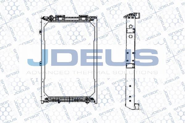 Jdeus M-115008A - Radiators, Motora dzesēšanas sistēma www.autospares.lv